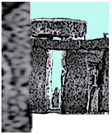 Le grand trilithe central de Stonehenge